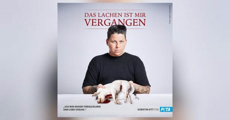 Kerstin Ott und PETA: Ein starkes Duo gegen Tierleid