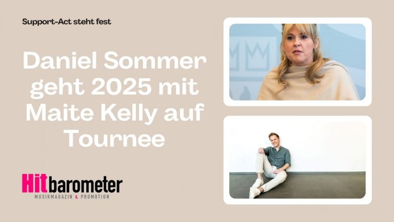 Die Schlagerwelt jubelt: Daniel Sommer wird offiziell der Support-Act für Maite Kellys große Tournee 2025!
