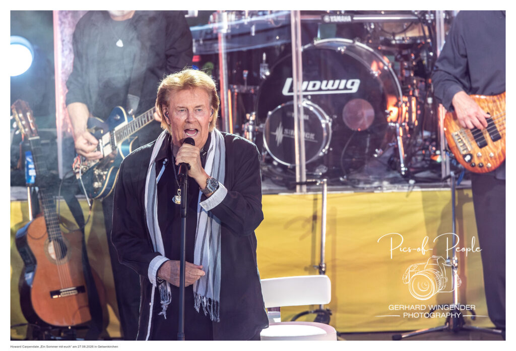 Howard Carpendale Ein Sommer mit euch am 27.08.2026 in Gelsenkirchen Foto: Gerhard Wingender Fotografie